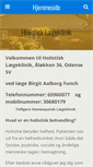 Mobile Screenshot of homoeopatisk-laegeklinik.dk